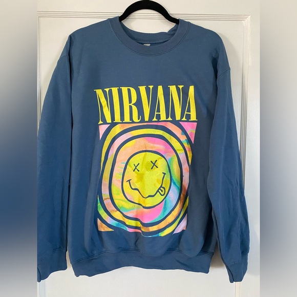 NWOT Nirvana graphic sweatshirt - Picture 1 of 2